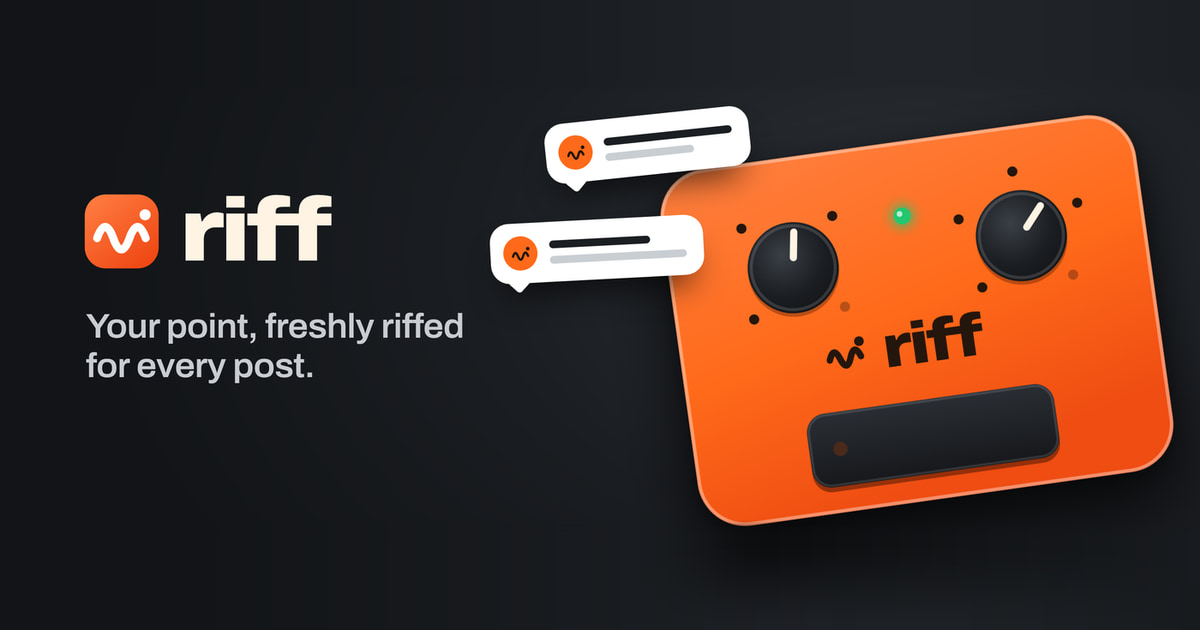Screenshot of Riff